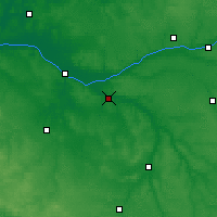 Nearby Forecast Locations - Chinon - Mapa