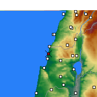 Nearby Forecast Locations - Naharija - Mapa