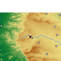 Nearby Forecast Locations - Násik - Mapa