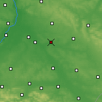 Nearby Forecast Locations - Żuk Stary - Mapa
