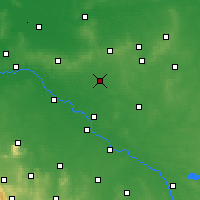 Nearby Forecast Locations - Olešnice - Mapa