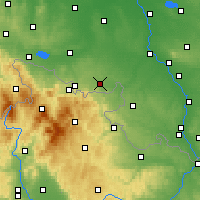 Nearby Forecast Locations - Prudník - Mapa