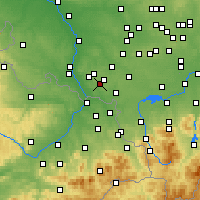 Nearby Forecast Locations - Wodzisław Śląski - Mapa