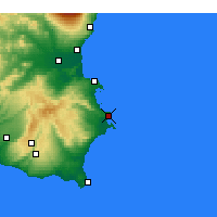 Nearby Forecast Locations - Syrakusy - Mapa