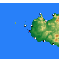 Nearby Forecast Locations - Marsala - Mapa