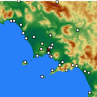 Nearby Forecast Locations - Casoria - Mapa