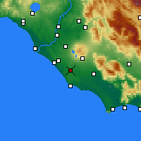 Nearby Forecast Locations - Aprilia - Mapa