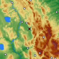 Nearby Forecast Locations - Foligno - Mapa