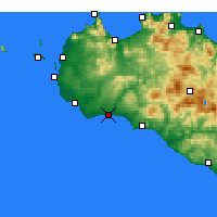 Nearby Forecast Locations - Marinella di Selinunte - Mapa