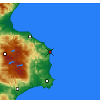 Nearby Forecast Locations - Cirò Marina - Mapa