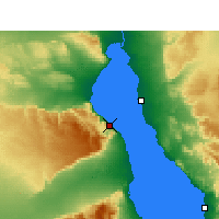 Nearby Forecast Locations - Wade El Dom Marina - Mapa