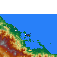 Nearby Forecast Locations - Bocas del Toro - Mapa