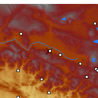 Nearby Forecast Locations - Muş - Mapa