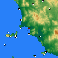 Nearby Forecast Locations - Follonica - Mapa