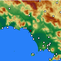 Nearby Forecast Locations - Cellole - Mapa