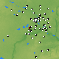Nearby Forecast Locations - Minnetonka - Mapa