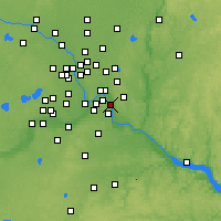 Nearby Forecast Locations - South St. Paul - Mapa