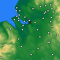 Nearby Forecast Locations - Runcorn - Mapa