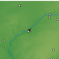 Nearby Forecast Locations - West Lafayette - Mapa