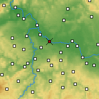 Nearby Forecast Locations - Brandýs nad Labem-Stará Boleslav - Mapa