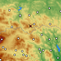 Nearby Forecast Locations - Krynica-Zdrój - Mapa