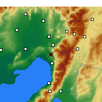 Nearby Forecast Locations - Erzin - Mapa