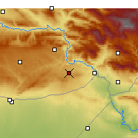 Nearby Forecast Locations - İdil - Mapa