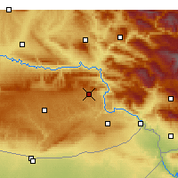 Nearby Forecast Locations - Dargeçit - Mapa