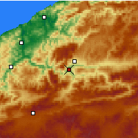 Nearby Forecast Locations - Karabük - Mapa