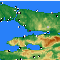 Nearby Forecast Locations - Gebze - Mapa