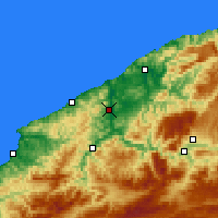 Nearby Forecast Locations - Çaycuma - Mapa
