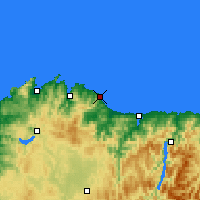 Nearby Forecast Locations - Burela - Mapa