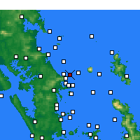 Nearby Forecast Locations - Cape Rodney - Mapa