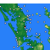 Nearby Forecast Locations - Waiwera - Mapa