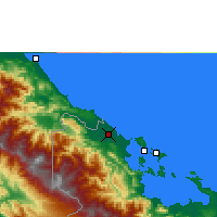 Nearby Forecast Locations - Changuinola - Mapa
