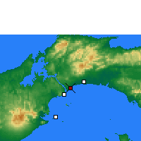 Nearby Forecast Locations - Panamá - Mapa