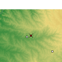 Nearby Forecast Locations - Santo Ângelo - Mapa