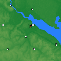 Nearby Forecast Locations - Čerkasy - Mapa