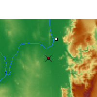 Nearby Forecast Locations - Mandalaj - Mapa