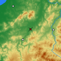 Nearby Forecast Locations - Arseňjev - Mapa