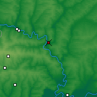 Nearby Forecast Locations - Bělaja Kalitva - Mapa