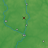Nearby Forecast Locations - Ďaťkovo - Mapa