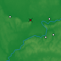 Nearby Forecast Locations - Gorochovec - Mapa