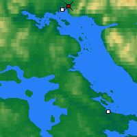 Nearby Forecast Locations - Kandalakša - Mapa