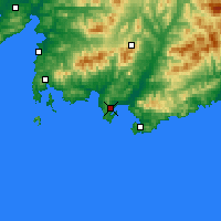 Nearby Forecast Locations - Nachodka - Mapa