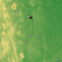 Nearby Forecast Locations - Nižňaja Tura - Mapa