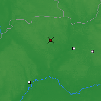 Nearby Forecast Locations - Horodňa - Mapa