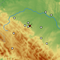 Nearby Forecast Locations - Stebnyk - Mapa