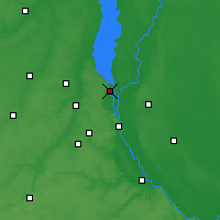 Nearby Forecast Locations - Vyšhorod - Mapa