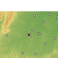 Nearby Forecast Locations - Bhíláí - Mapa